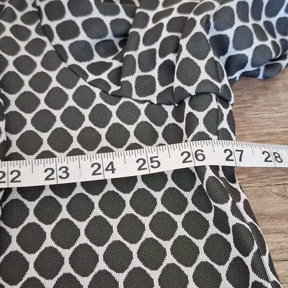 Maggie Barnes Lightweight Jacket Womens 3X Black White Polka Dot - Picture 7 of 9